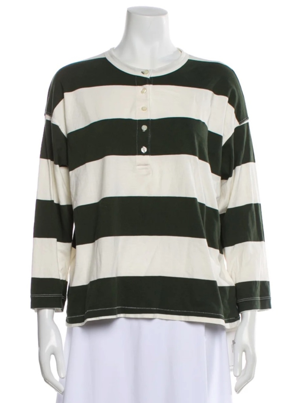 The Great Striped Henley Tee